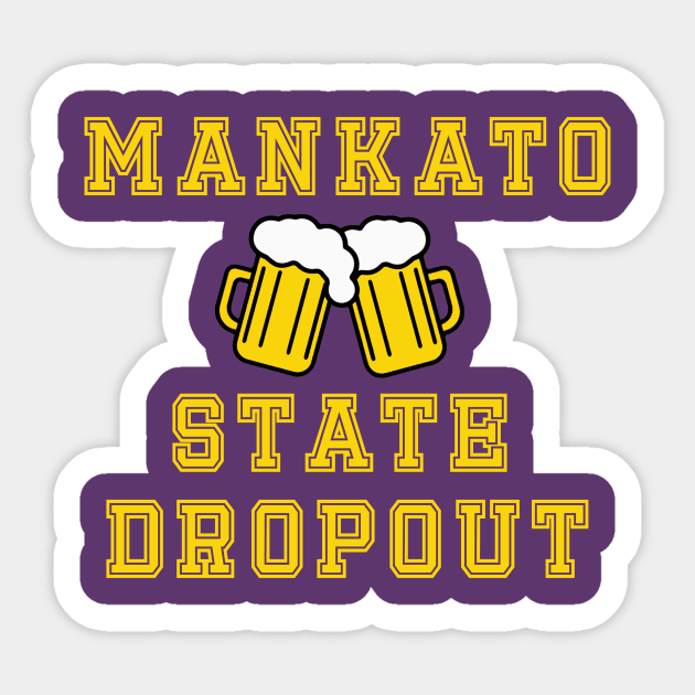 Mankato State Sticker by Wicked Mofo